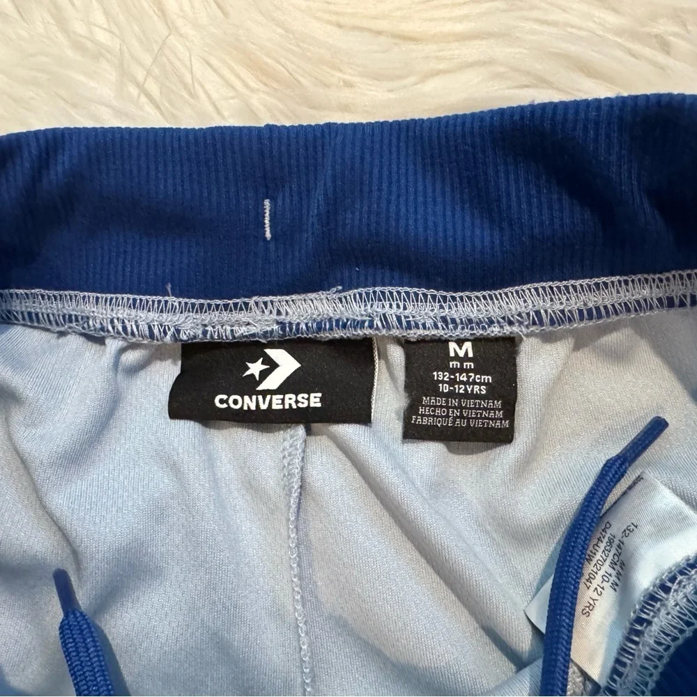 Converse Boys Basketball Shorts M 10-12 Blue Mesh‎ Athletic NWT